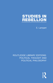 Studies in Rebellion book cover