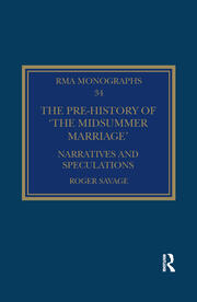 The Pre-history of ‘The Midsummer Marriage’: Narratives and Speculations book cover