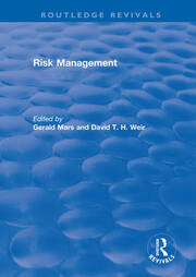 Risk Management, 2 Volume Set book cover