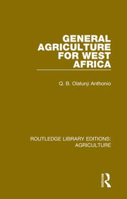 General Agriculture for West Africa book cover