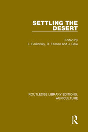 Settling the Desert book cover