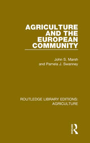 Agriculture and the European Community book cover