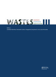 Wastes: Solutions, Treatments and Opportunities III: Selected Papers from the 5th International Conference Wastes 2019, September 4-6, 2019, Lisbon, Portugal book cover