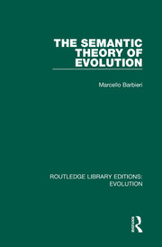 The Semantic Theory of Evolution book cover