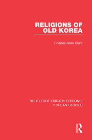 Religions of Old Korea book cover