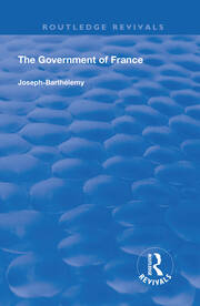 The Government of France book cover