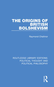 The Origins of British Bolshevism book cover