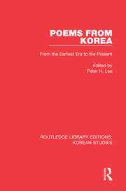 Poems from Korea: From the Earliest Era to the Present book cover