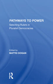 Pathways To Power: Selecting Rulers In Pluralist Democracies book cover