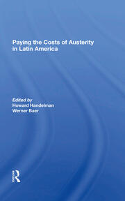 Paying The Costs Of Austerity In Latin America book cover