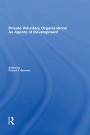 Private Voluntary Organizations As Agents Of Development book cover