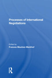 Processes of International Negotiations book cover