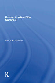 Prosecuting Nazi War Criminals book cover