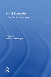 Rural Education: In Search Of A Better Way book cover