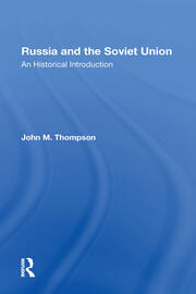 Russia And The Soviet Union: An Historical Introductionsecond Edition book cover