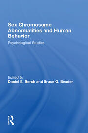 Sex Chromosome Abnormalities And Human Behavior: Psychological Studies book cover