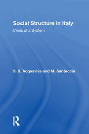 Social Structure In Italy book cover