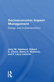 Socioeconomic Impact Management: Design And Implementation book cover
