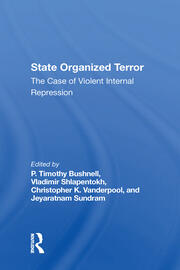 State Organized Terror: The Case Of Violent Internal Repression book cover