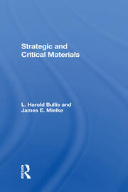 Strategic And Critical Materials book cover