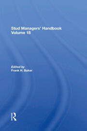 Stud Managers' Handbook, Vol. 18 book cover