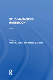 Stud Managers' Handbook, Vol. 19 book cover