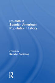 Studies In Spanishamerican Population History book cover