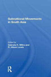 Subnational Movements In South Asia book cover