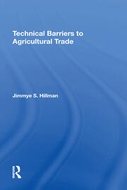 Technical Barriers To Agricultural Trade book cover