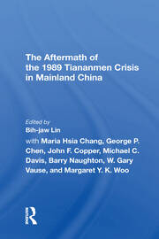 The Aftermath Of The 1989 Tiananmen Crisis For Mainland China book cover