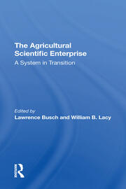 The Agricultural Scientific Enterprise: A System In Transition book cover