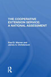 The Cooperative Extension Service: A National Assessment book cover