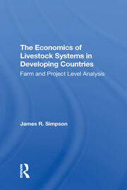 The Economics Of Livestock Systems In Developing Countries: Farm And Project Level Analysis book cover