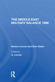 The Middle East Military Balance 1986 book cover