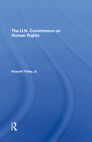 The Un Commission On Human Rights book cover
