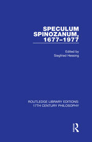 Speculum Spinozanum, 1677-1977 book cover