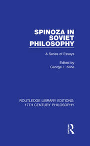 Spinoza in Soviet Philosophy: A Series of Essays book cover