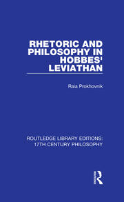 Rhetoric and Philosophy in Hobbes' Leviathan book cover