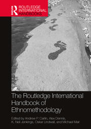 The Routledge International Handbook of Ethnomethodology book cover