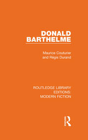 Donald Barthelme book cover