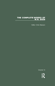 The Complete Works of W.R. Bion: Volume 12 book cover