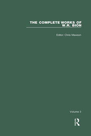 The Complete Works of W.R. Bion: Volume 3 book cover