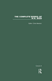 The Complete Works of W.R. Bion: Volume 8 book cover