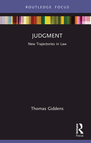 Judgment: New Trajectories in Law book cover