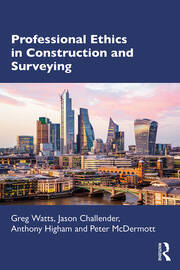 Professional Ethics in Construction and Surveying book cover