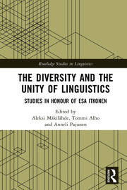 The Diversity and the Unity of Linguistics: Studies in Honour of Esa Itkonen book cover