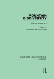 Mountain Biodiversity: A Global Assessment book cover