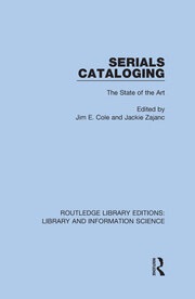 Serials Cataloging: The State of the Art book cover