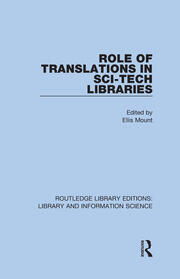 Role of Translations in Sci-Tech Libraries book cover