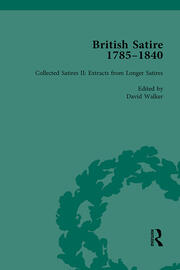 British Satire, 1785-1840, Volume 2 book cover